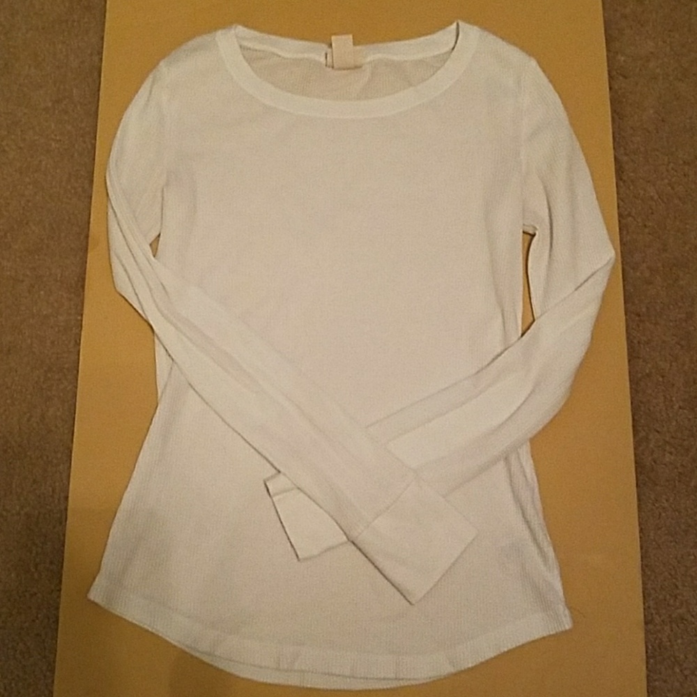 Long Sleve White Thermal